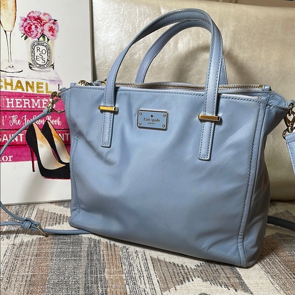 kate spade Handbags - Kate Spade Light Blue Satchel